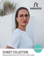 Design für einen Rodenstock Salesfolder zur Sunset Collection